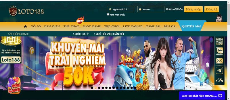 Giới thiệu chung về nhà cái Loto188